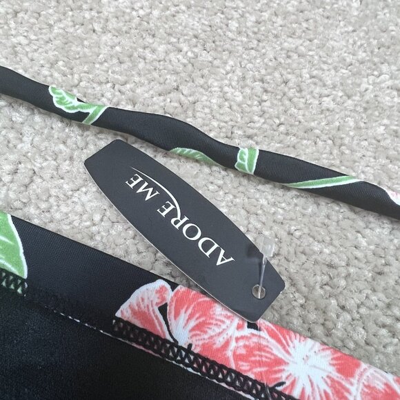 Adore Me Swimsuit Bottoms Women’s Multicolored Floral Size Large NWT - Picture 11 of 11